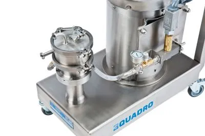 HV high shear homogenizer processor skid