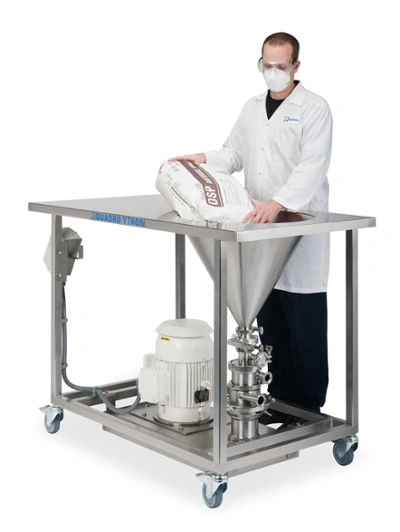 Quadro Ytron EZ Feed inline ergonomic sanitary mixing
